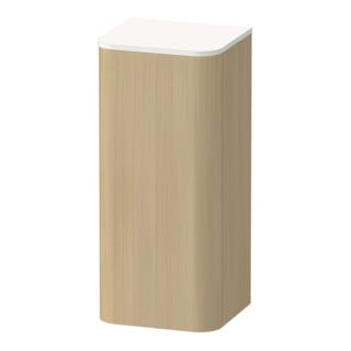 Duravit Armoire semi-haute Happy D.2 Plus 40x36x88 cm, 1 porte, à droite, chêne méditerranéen