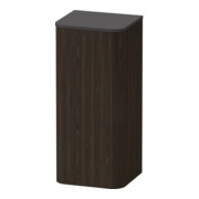 Duravit Armoire semi-haute Happy D.2 Plus 40x36x88cm, 1 porte, droite, noyer brossé