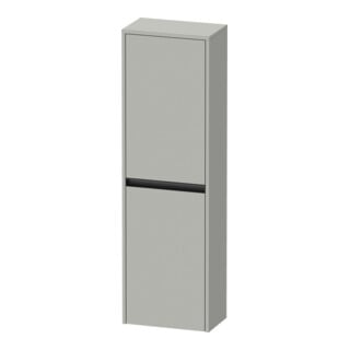 Duravit Armoire semi-haute Ketho.2 40x24x132 cm, 2 portes, béton mat, à droite