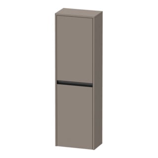 Duravit Armoire semi-haute Ketho.2 40x24x132 cm, 2 portes, raccord gauche, socle bas