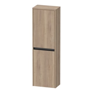 Duravit Armoire semi-haute Ketho.2 40x24x132cm, 2 portes, raccord gauche, blanc œuf marbré