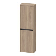 Duravit Armoire semi-haute Ketho.2 40x24x132cm, 2 portes, raccord gauche, blanc œuf marbré