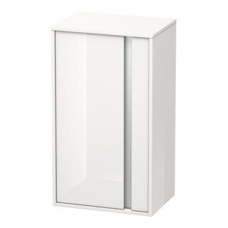Duravit Armoire semi-haute Ketho 50x36x88 cm, porte gauche, blanc brillant