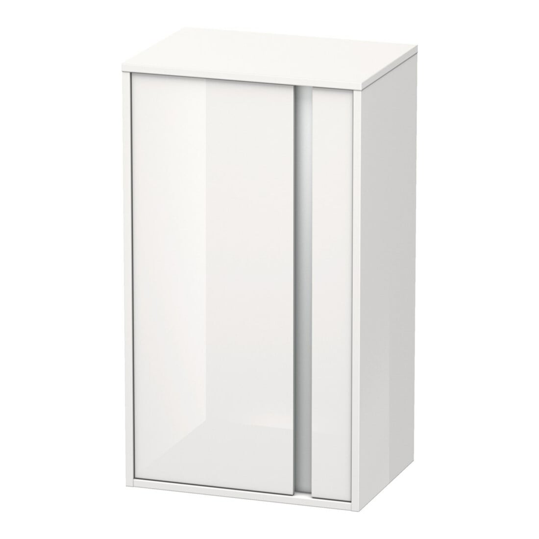 Duravit Armoire semi-haute Ketho 50x36x88 cm, porte gauche, blanc brillant
