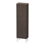 Duravit Armoire semi-haute L-Cube 40x24,3x132cm, porte droite, chêne foncé brossé