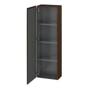 Duravit Armoire semi-haute L-Cube 40x24,3x132cm, porte gauche, noyer brossé