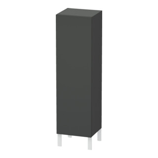 Duravit Armoire semi-haute L-Cube 40x36,3x132 cm, porte droite, graphite mat