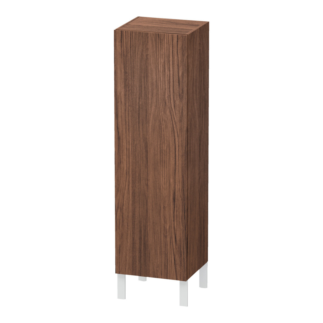 Duravit Armoire semi-haute L-Cube 40x36,3x132 cm, porte droite, noyer foncé