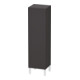 Duravit Armoire semi-haute L-Cube 40x36,3x132 cm, porte gauche, graphite supermat-1