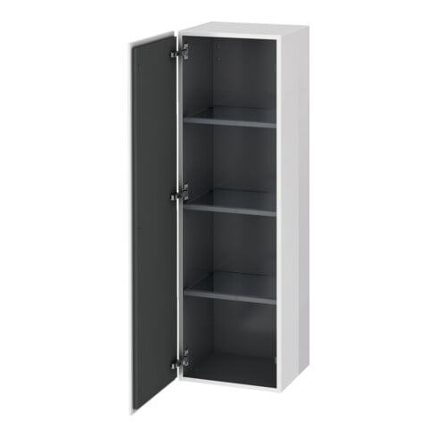 Duravit Armoire semi-haute L-Cube 40x36,3x132cm, porte droite, blanc super mat