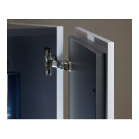 Duravit Armoire semi-haute L-Cube 40x36,3x132cm, porte gauche, chêne noir