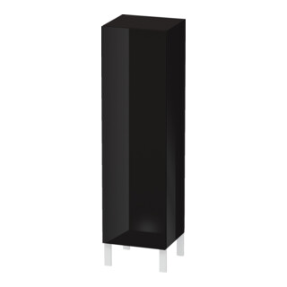 Duravit Armoire semi-haute L-Cube 40x36,3x132cm, porte gauche, noir brillant