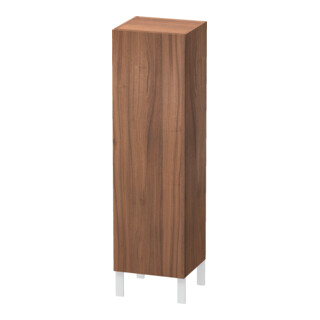 Duravit Armoire semi-haute L-Cube 40x36,3x132cm, porte gauche, noyer naturel