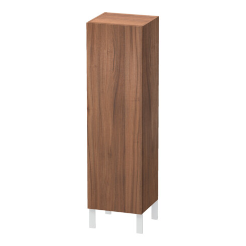 Duravit Armoire semi-haute L-Cube 40x36,3x132cm, porte gauche, noyer naturel