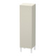 Duravit Armoire semi-haute L-Cube 40x36,3x132cm, porte gauche, taupe mat-1