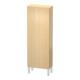 Duravit Armoire semi-haute L-Cube 50x24,3x132 cm, porte droite, chêne méditerranéen-1