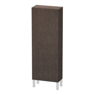 Duravit Armoire semi-haute L-Cube 50x24,3x132cm, porte droite, chêne foncé brossé