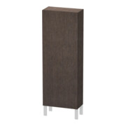 Duravit Armoire semi-haute L-Cube 50x24,3x132cm, porte droite, chêne foncé brossé