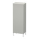 Duravit Armoire semi-haute L-Cube 50x36,3x132 cm, porte à gauche, béton gris mat-1