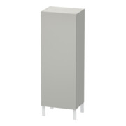 Duravit Armoire semi-haute L-Cube 50x36,3x132 cm, porte à gauche, béton gris mat