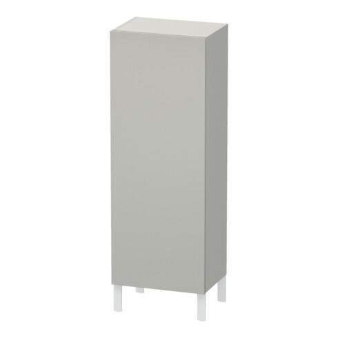 Duravit Armoire semi-haute L-Cube 50x36,3x132 cm, porte droite, béton gris mat