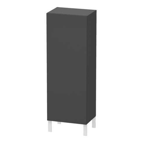 Duravit Armoire semi-haute L-Cube 50x36,3x132 cm, porte gauche, graphite mat