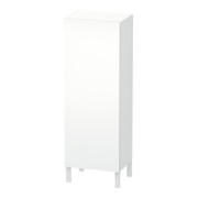Duravit Armoire semi-haute L-Cube 50x36,3x132cm, porte à gauche, blanc mat