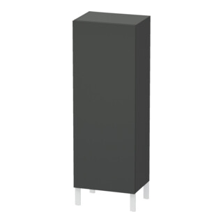 Duravit Armoire semi-haute L-Cube 50x36,3x132cm, porte droite, graphite mat
