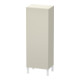 Duravit Armoire semi-haute L-Cube 50x36,3x132cm, porte droite, taupe mat-1