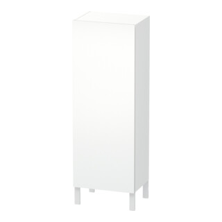 Duravit Armoire semi-haute L-Cube 50x36,3x132cm, porte gauche, blanc supermat