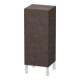 Duravit Armoire semi-haute L-Cube indiv., porte droite, chêne foncé brossé-1