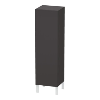 Duravit Armoire semi-haute L-Cube indiv., porte droite, graphite super mat