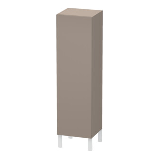 Duravit Armoire semi-haute L-Cube individual, porte droite, basalte mat
