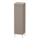 Duravit Armoire semi-haute L-Cube individual, porte droite, basalte mat-1
