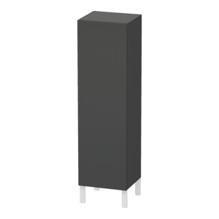 Duravit Armoire semi-haute L-Cube individual, porte droite, graphite mat