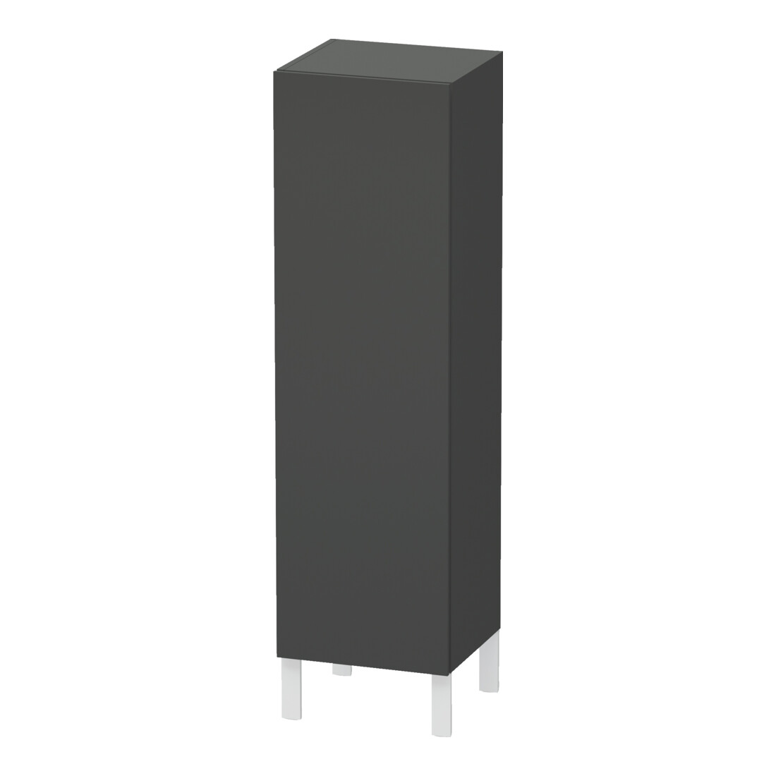 Duravit Armoire semi-haute L-Cube individual, porte droite, graphite mat