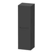 Duravit Armoire semi-haute No. 1 40x36x132cm, 4 compartiments, porte à gauche, graphite mat