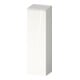 Duravit Armoire semi-haute Qatego 40x36x132 cm, 1 porte, côté gauche, blanc brillant-1