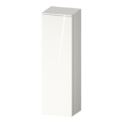 Duravit Armoire semi-haute Qatego 40x36x132 cm, 1 porte, côté gauche, blanc brillant