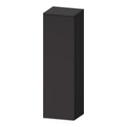 Duravit Armoire semi-haute Qatego 40x36x132 cm, 1 porte, raccord droite, graphite mat