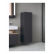 Duravit Armoire semi-haute Qatego 40x36x132 cm, 1 porte, raccord droite, gris mat-4
