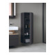 Duravit Armoire semi-haute Qatego 40x36x132 cm, 1 porte, raccord droite, gris mat