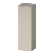 Duravit Armoire semi-haute Qatego 40x36x132 cm, 1 porte, raccord droite, taupe mat
