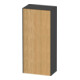 Duravit Armoire semi-haute White Tulip 40x24x88 cm, 1 porte, à droite, chêne naturel/gris brillant-1