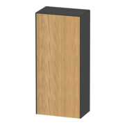 Duravit Armoire semi-haute White Tulip 40x24x88 cm, 1 porte, à droite, chêne naturel/gris brillant