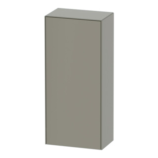 Duravit Armoire semi-haute White Tulip 40x24x88 cm, 1 porte, à droite, gris pierre mat