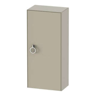 Duravit Armoire semi-haute White Tulip 40x24x88 cm, 1 porte, à droite, taupe mat