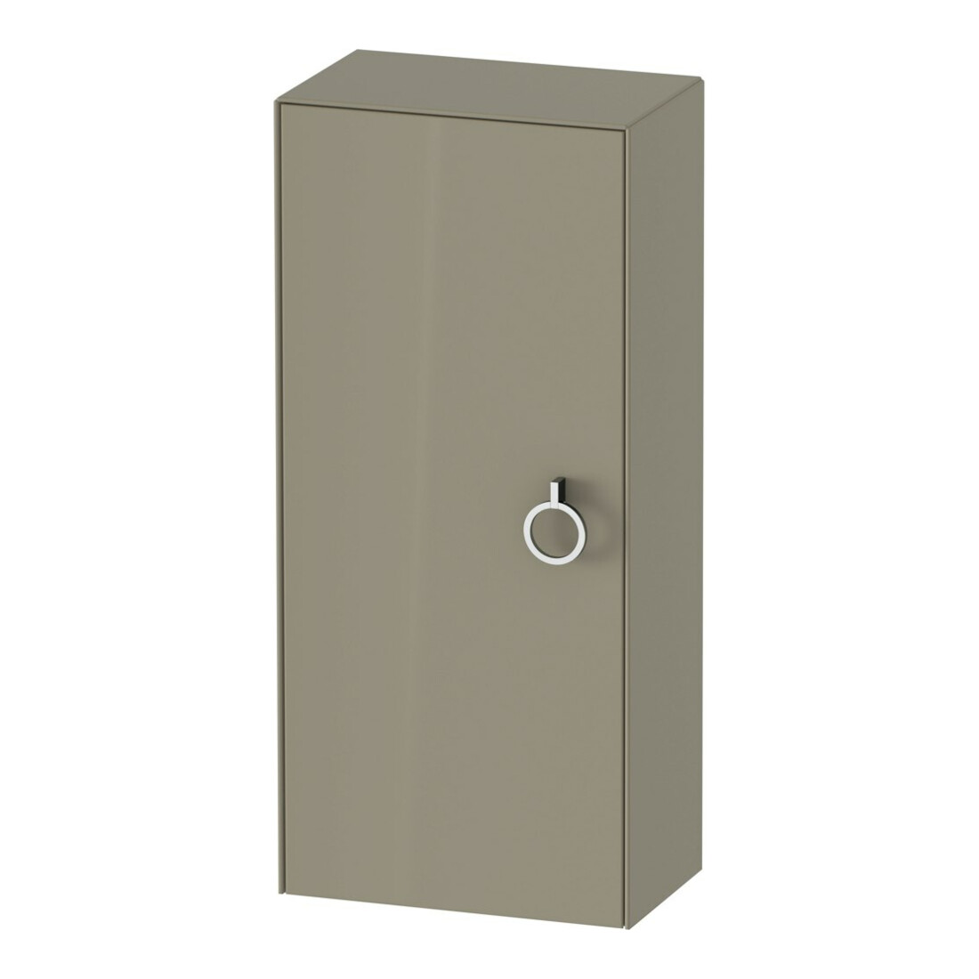 Duravit Armoire semi-haute White Tulip 40x24x88 cm, 1 porte, à gauche, gris pierre brillant