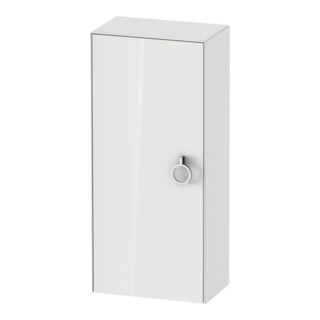 Duravit Armoire semi-haute White Tulip 40x24x88 cm, 1 porte avec poignée, raccord gauche, blanc brillant