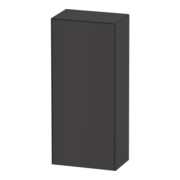 Duravit Armoire semi-haute White Tulip 40x24x88 cm, 1 porte, raccord à droite, graphite mat